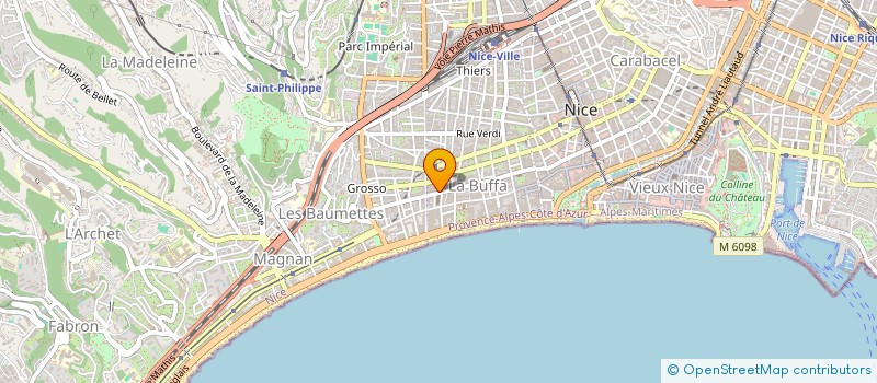 localisation de l'entreprise MONSIEUR PHILIPPE ASSO à NICE