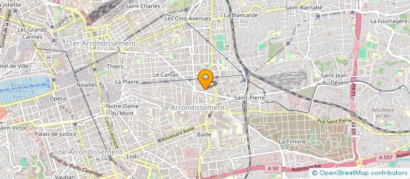 localisation de l'entreprise MONSIEUR PHILIPPE ASSOUN à MARSEILLE 5EME