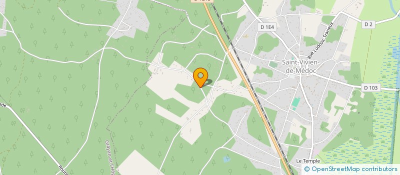 localisation de l'entreprise MONSIEUR PHILIPPE ATTWOOD  SAINT-VIVIEN-DE-MEDOC