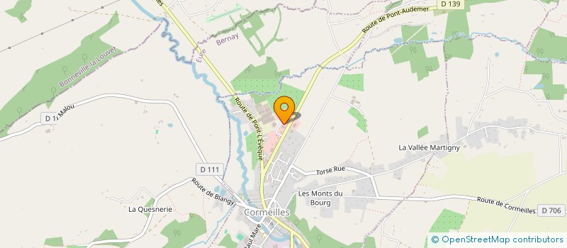 localisation de l'entreprise MONSIEUR PHILIPPE AUBERT  CORMEILLES