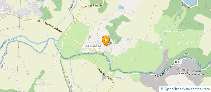 localisation de l'entreprise MONSIEUR PHILIPPE AUBERT  TERRE-DE-BANCALIE