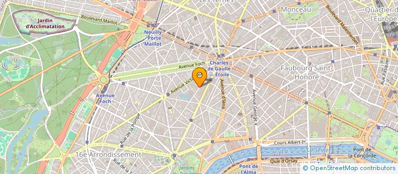 localisation de l'entreprise MONSIEUR PHILIPPE AUBERT  PARIS