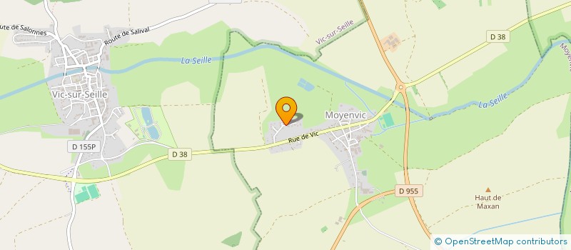 localisation de l'entreprise MONSIEUR PHILIPPE AUBERTIN  MOYENVIC