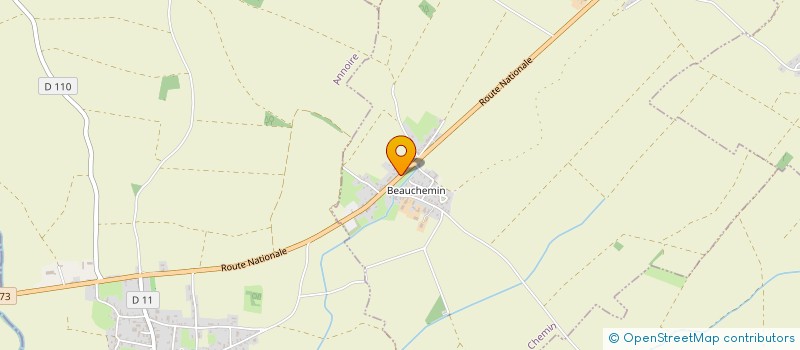 localisation de l'entreprise MONSIEUR PHILIPPE AUBIN  CHEMIN