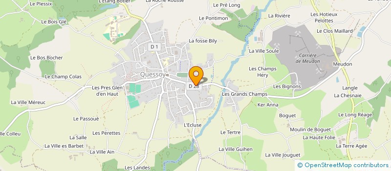 localisation de l'entreprise MONSIEUR PHILIPPE AUBRAS  QUESSOY