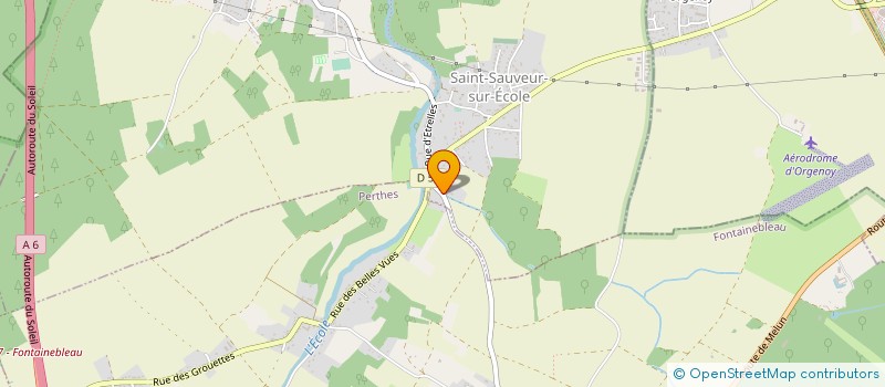 localisation de l'entreprise MONSIEUR PHILIPPE AUBRY à SAINT-SAUVEUR-SUR-ECOLE