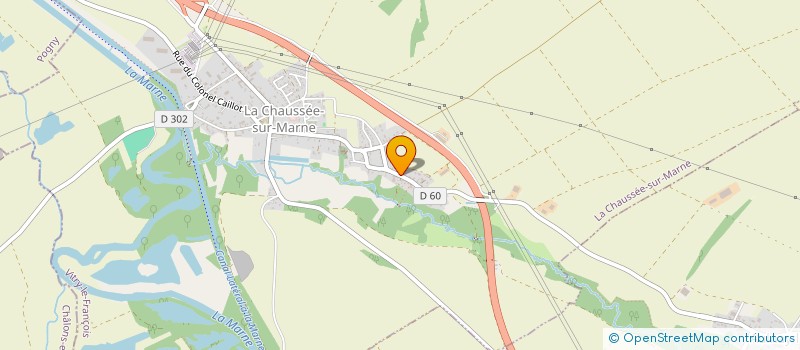 localisation de l'entreprise MONSIEUR PHILIPPE AUBRY  LA CHAUSSEE-SUR-MARNE