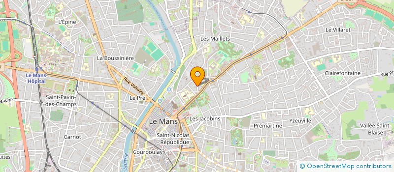 localisation de l'entreprise MONSIEUR PHILIPPE AUBRY à LE MANS
