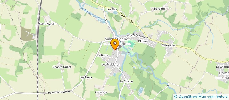 localisation de l'entreprise MONSIEUR PHILIPPE AUCORDIER  SAINT-ETIENNE-SUR-CHALARONNE