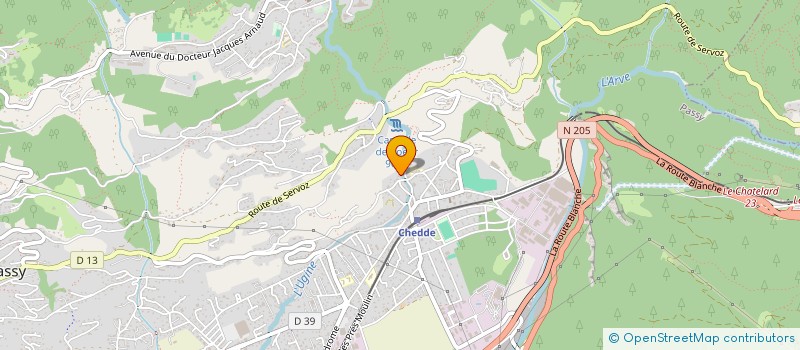 localisation de l'entreprise MONSIEUR PHILIPPE AUDIER  PASSY