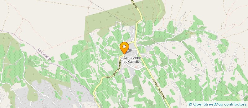 localisation de l'entreprise MONSIEUR PHILIPPE AUDIGIER  LE CASTELLET