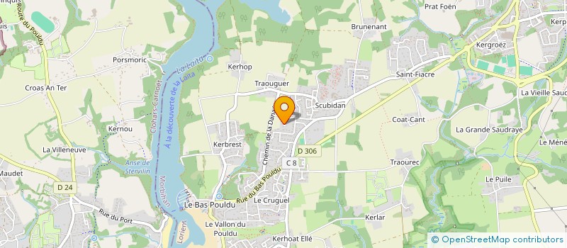 localisation de l'entreprise MONSIEUR PHILIPPE AUDREN  GUIDEL