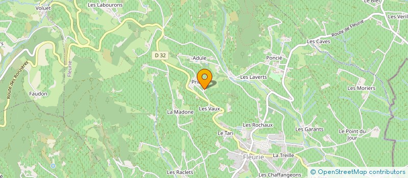localisation de l'entreprise MONSIEUR PHILIPPE AUFRANC à FLEURIE