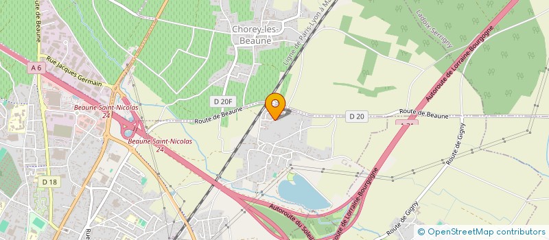 localisation de l'entreprise MONSIEUR PHILIPPE AUGE  BEAUNE