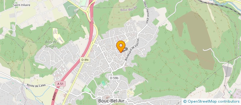 localisation de l'entreprise MONSIEUR PHILIPPE AUJAS à BOUC-BEL-AIR