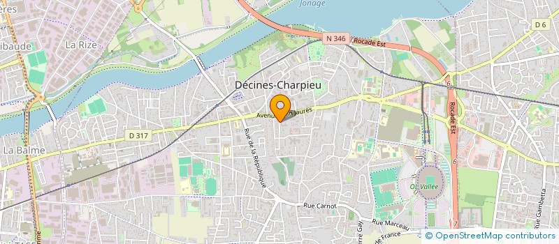localisation de l'entreprise MONSIEUR PHILIPPE AUJOLAS à DECINES-CHARPIEU