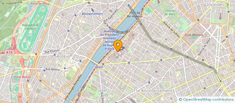 localisation de l'entreprise MONSIEUR PHILIPPE AURILLON  PARIS