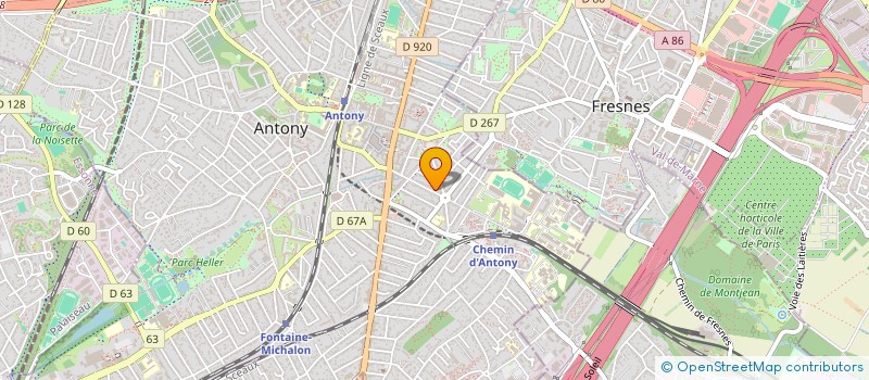 localisation de l'entreprise MONSIEUR PHILIPPE AURIOL à ANTONY