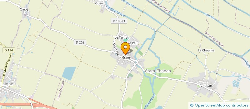 localisation de l'entreprise MONSIEUR PHILIPPE AUTRET  CRAM-CHABAN