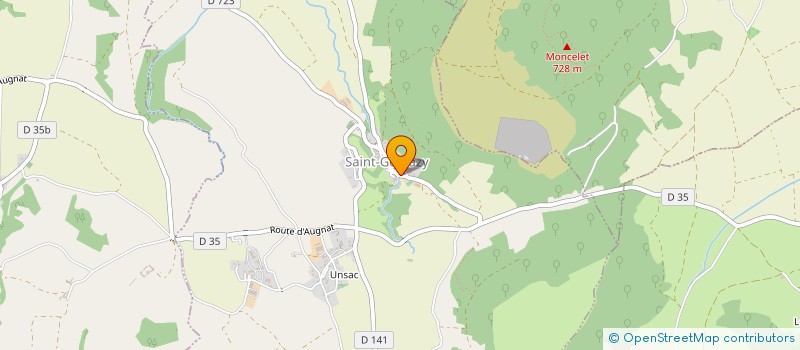 localisation de l'entreprise MONSIEUR PHILIPPE AUZAT  SAINT-GERVAZY