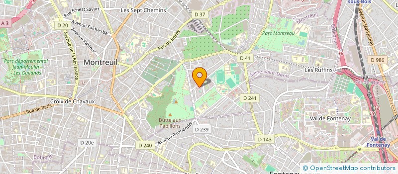 localisation de l'entreprise MONSIEUR PHILIPPE AVEZ à MONTREUIL
