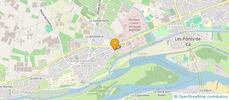 localisation de l'entreprise MONSIEUR PHILIPPE AVRIL  SAINTE-GEMMES-SUR-LOIRE