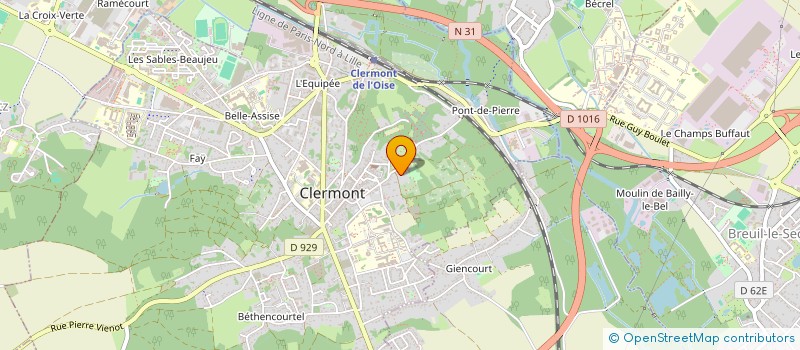 localisation de l'entreprise MONSIEUR PHILIPPE AYANOUGLOU  CLERMONT