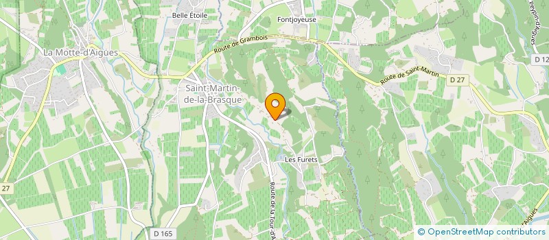 localisation de l'entreprise MONSIEUR PHILIPPE AYME  SAINT-MARTIN-DE-LA-BRASQUE