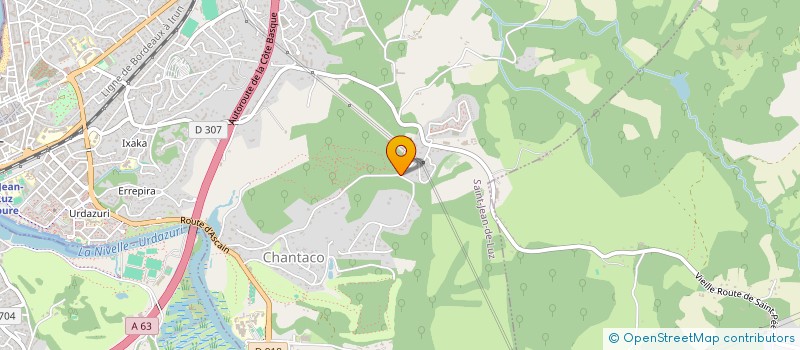 localisation de l'entreprise MONSIEUR PHILIPPE AZAIS  SAINT-JEAN-DE-LUZ