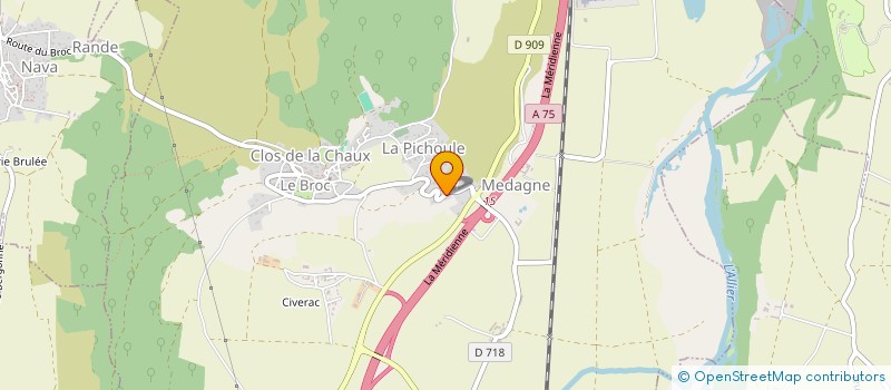 localisation de l'entreprise MONSIEUR PHILIPPE AZOULAY  LE BROC