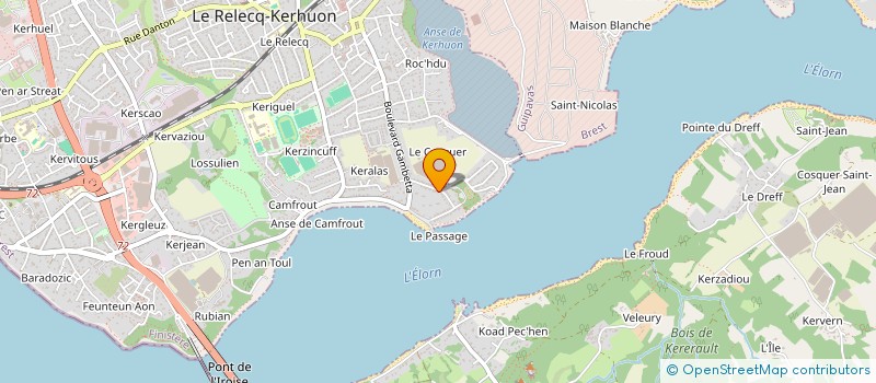 localisation de l'entreprise MONSIEUR PHILIPPE AZRIA à LE RELECQ-KERHUON