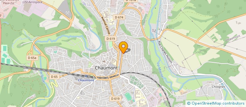 localisation de l'entreprise MONSIEUR PHILIPPE BABELON à CHAUMONT