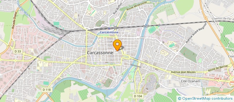 localisation de l'entreprise MONSIEUR PHILIPPE BABIN à CARCASSONNE