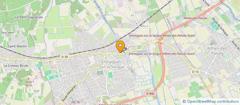 localisation de l'entreprise MONSIEUR PHILIPPE BABRE à ENTRAIGUES-SUR-LA-SORGUE