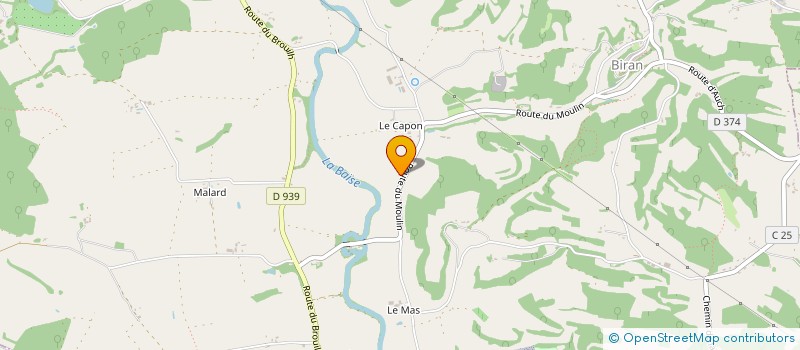 localisation de l'entreprise MONSIEUR PHILIPPE BACCONIN  BARRAN