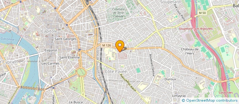 localisation de l'entreprise MONSIEUR PHILIPPE BACH  TOULOUSE