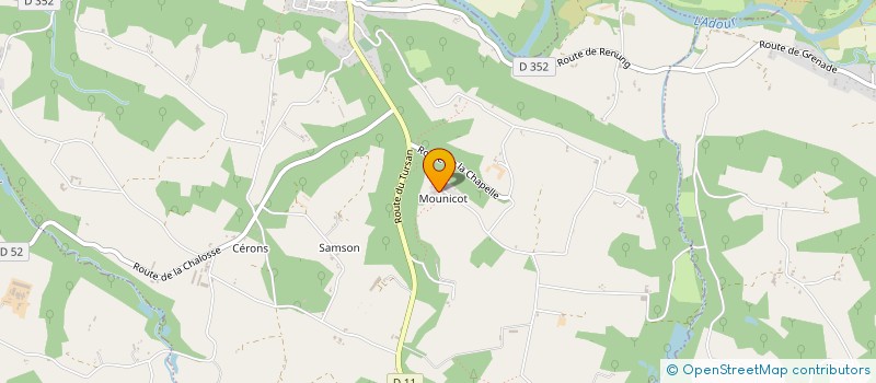 localisation de l'entreprise MONSIEUR PHILIPPE BACHE  MAURRIN