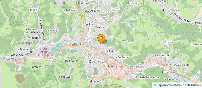 localisation de l'entreprise MONSIEUR PHILIPPE BACHELLERIE  DECAZEVILLE