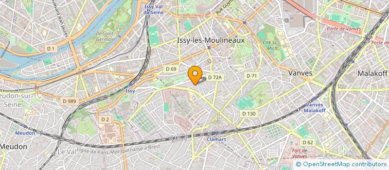 localisation de l'entreprise MONSIEUR PHILIPPE BACHELOT à ISSY-LES-MOULINEAUX