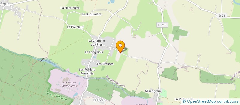 localisation de l'entreprise MONSIEUR PHILIPPE BACHELOT à SEGRE-EN-ANJOU BLEU