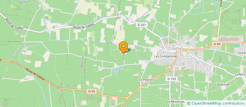 localisation de l'entreprise MONSIEUR PHILIPPE BADEA  TULETTE