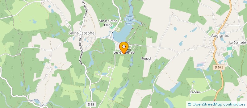 localisation de l'entreprise MONSIEUR PHILIPPE BADUEL  SAINT-ESTEPHE