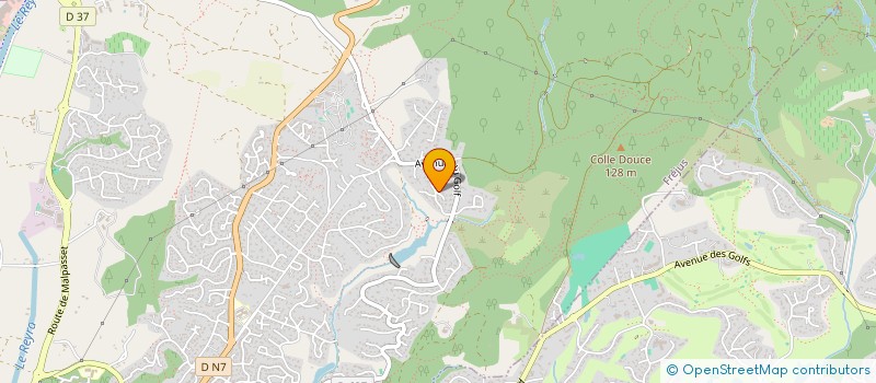 localisation de l'entreprise MONSIEUR PHILIPPE BAGNASCO à FREJUS