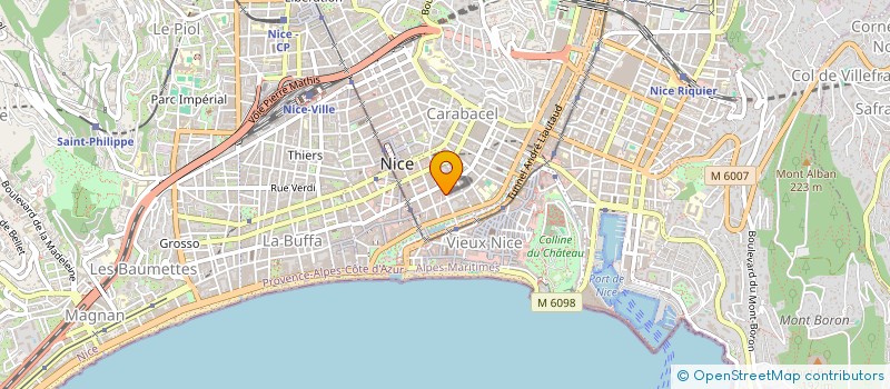 localisation de l'entreprise MONSIEUR PHILIPPE BAGNIS à NICE