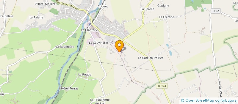 localisation de l'entreprise MONSIEUR PHILIPPE BAGOT  LA MEAUFFE