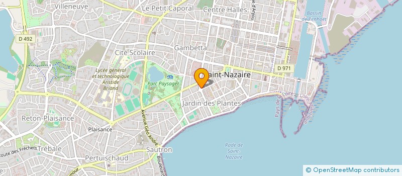 localisation de l'entreprise MONSIEUR PHILIPPE BAHON  SAINT-NAZAIRE