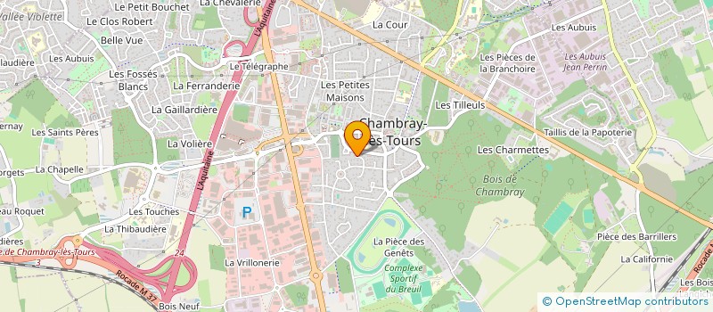 localisation de l'entreprise MONSIEUR PHILIPPE BAILLET  CHAMBRAY-LES-TOURS