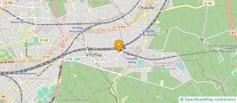 localisation de l'entreprise MONSIEUR PHILIPPE BAILLET à VIROFLAY
