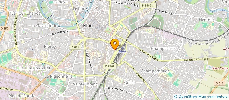 localisation de l'entreprise MONSIEUR PHILIPPE BAILLIEUX à NIORT