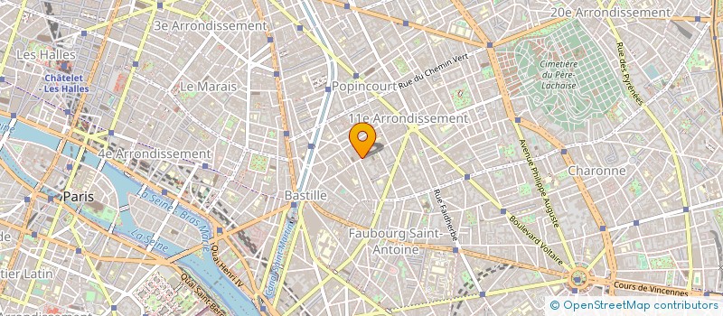 localisation de l'entreprise MONSIEUR PHILIPPE BAL à PARIS